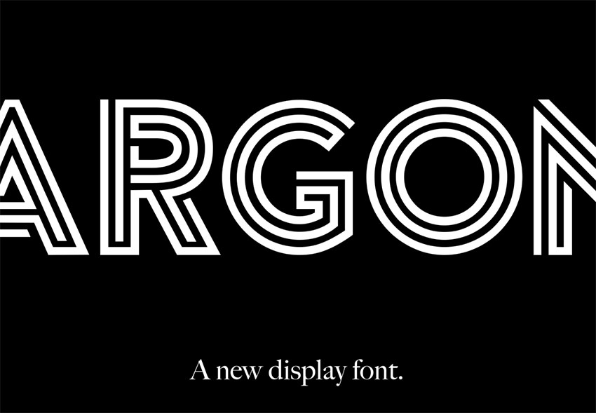 Argon -  Free Monogram Font